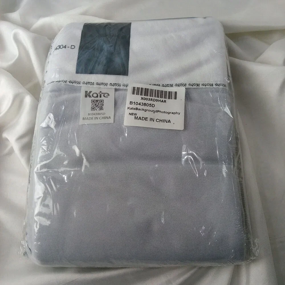 Kate Light Blue Texture Gradient Yearbook Backdrop For Photography 5' x 7'